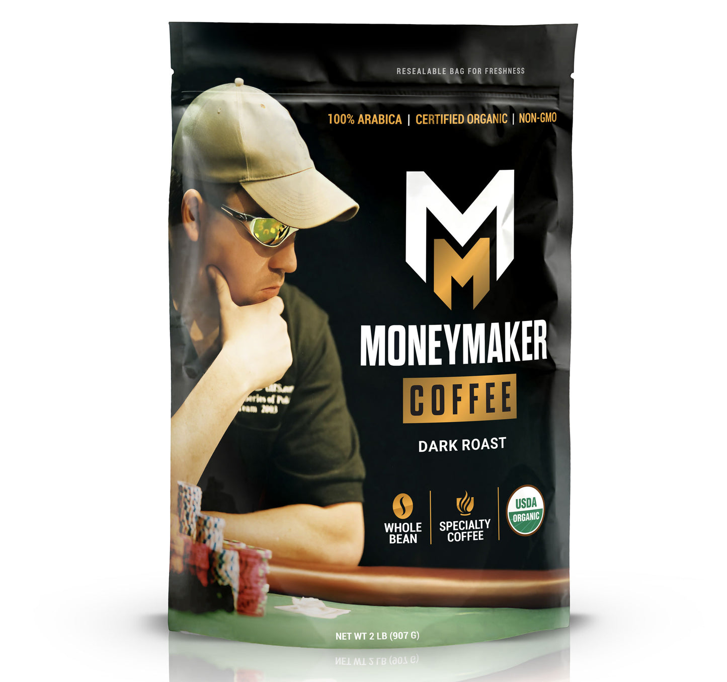 2LB Moneymaker Organic Dark Roast Coffee