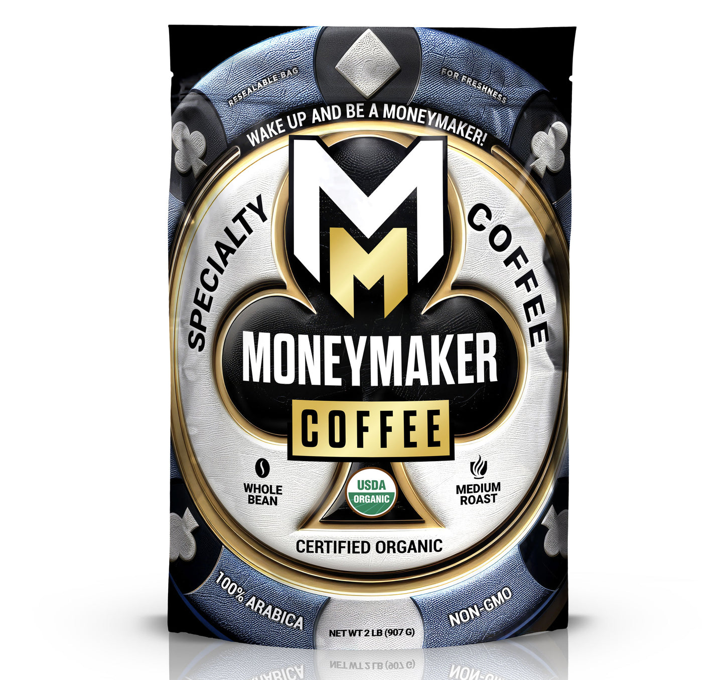 2LB Moneymaker Organic Medium Roast Coffee
